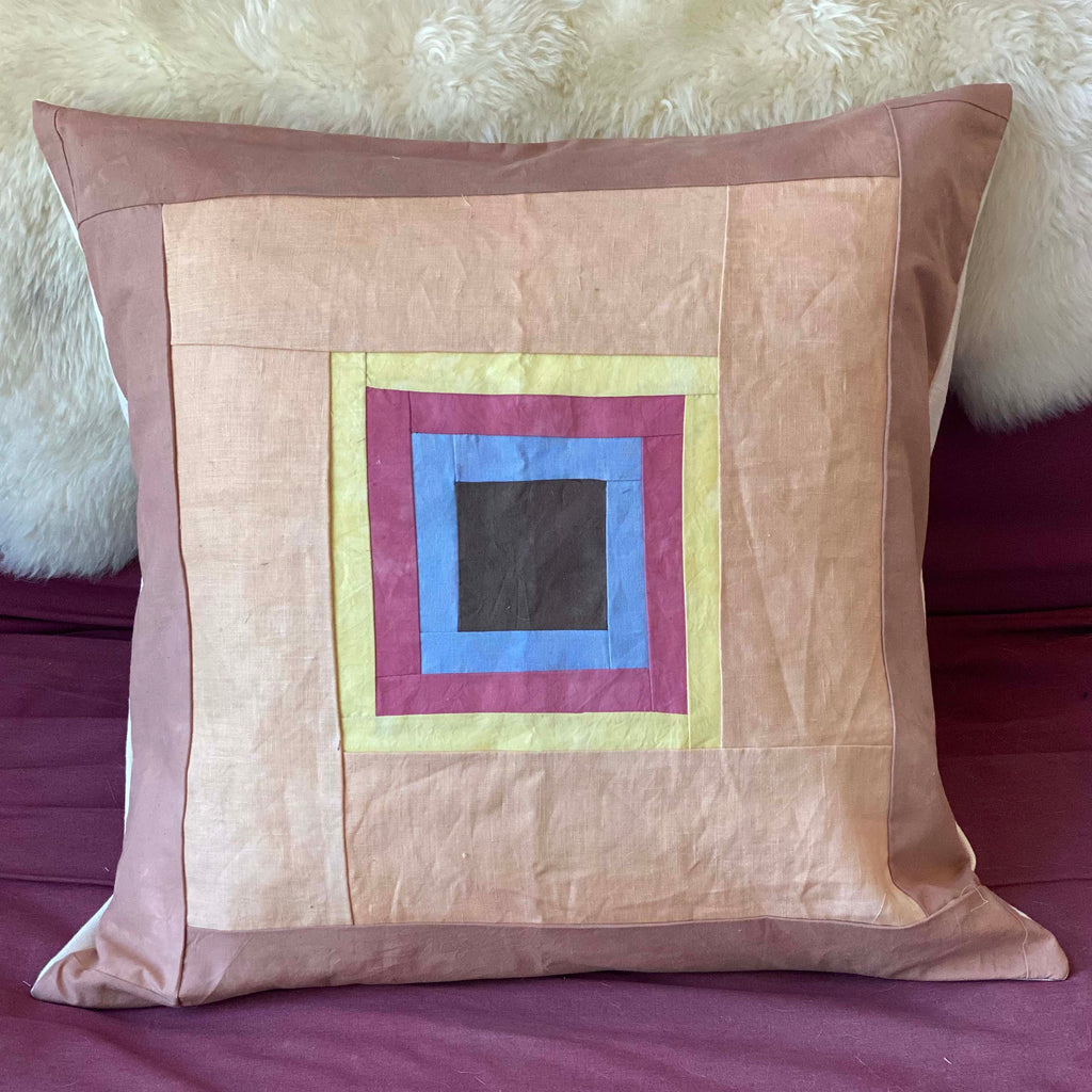 Sandstone Albers Hand Dyed Quilted Pillow